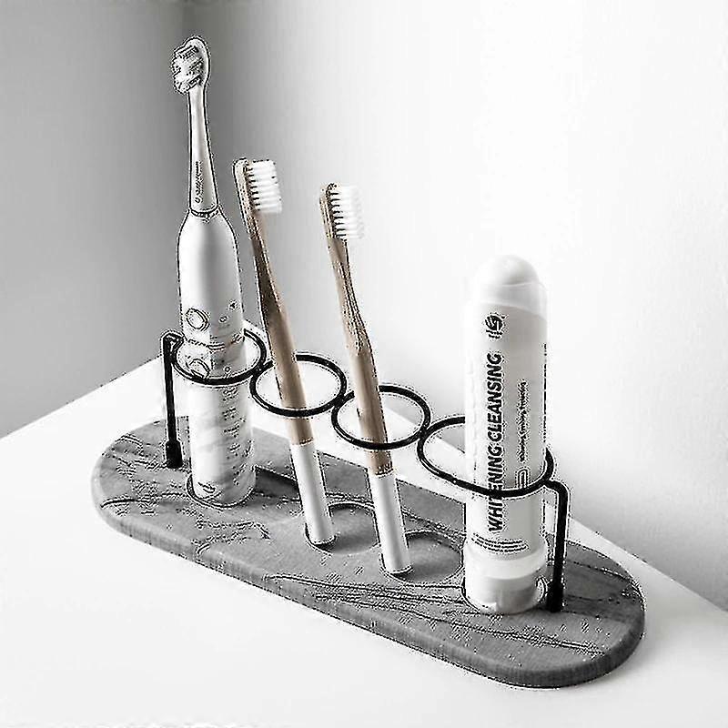 Toothbrush Base Frame Storage Rack Bath Accessories Tooth Brush toothpaste Stand Shelf Cup holder