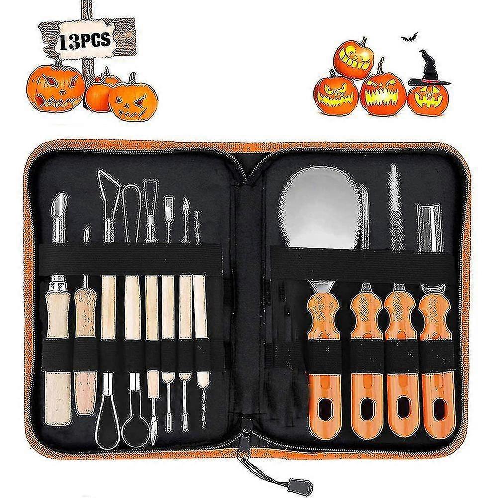 Pumpkin Carving Tools Kit, 12 Pcs Stainless Steel