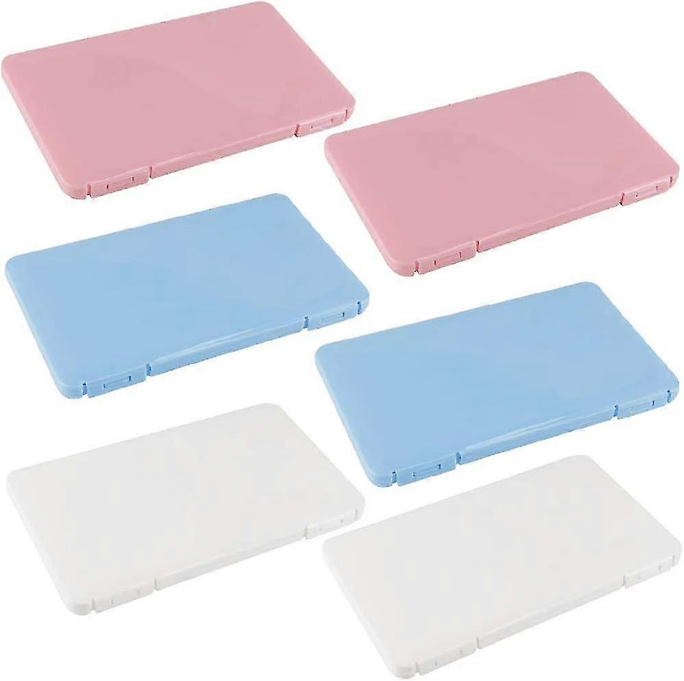 6 Pieces Plastic Storage Casedustproof Storage Boxes,reusable Keeper Folder Storage Clip