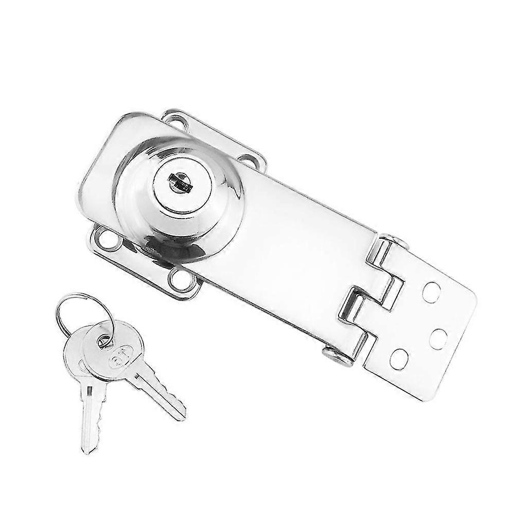 Marine Boat Stainless Steel Locking Hasp Safety Lock Hatch Cabinet Door Cabin Deck Locker Hatch Lat