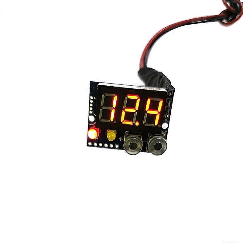 Led Digital Voltmeter Dc 10v 50v 100v 300v 1000v Upper Lower Alarm F/ 5v 12v 24v Bms Battery Overvoltage Undervoltage Protection