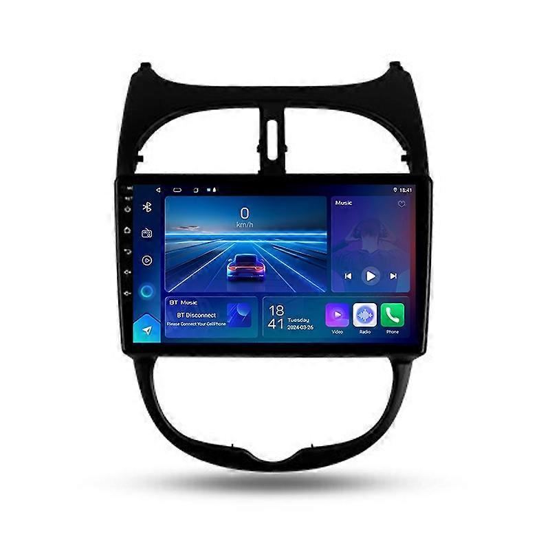 Android 13 Car Radio For Peugeot 206 1998 - 2012 Navigation GPS Multimedia Video Player