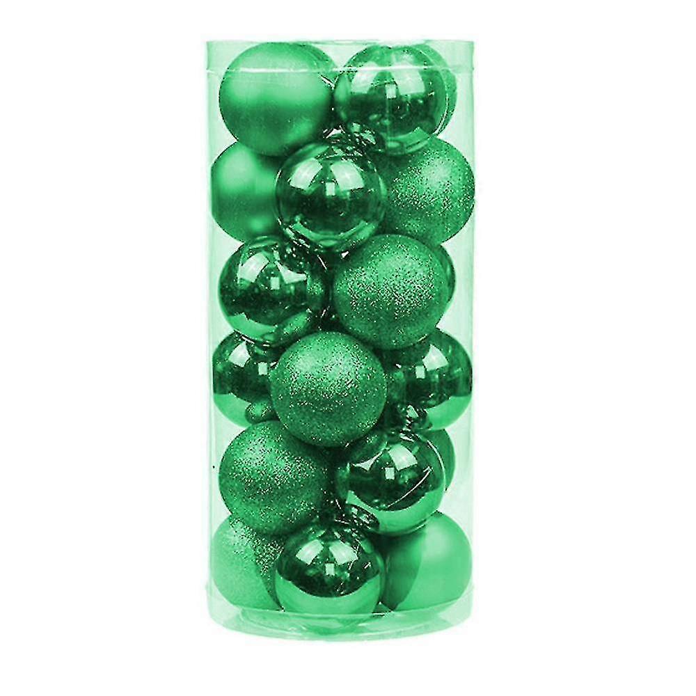 Utsökta 24st 3cm okrossbara julboll prydnader för julgran julgran dekoration