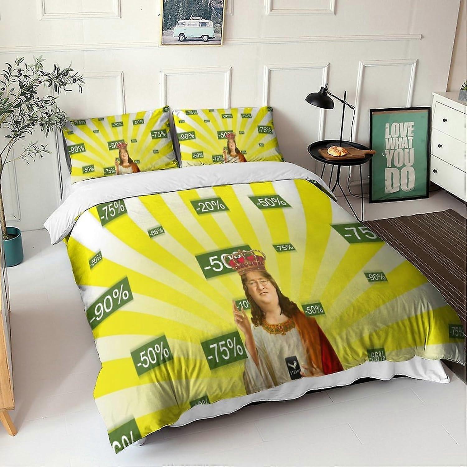 مثيرة للاهتمام D المطبوعة الفراش مجموعة قطع الفراش مجموعات مبتكرة ستوكات غطاء لحاف ، مع سحاب للبالغين والأطفال 135 * 200 سم