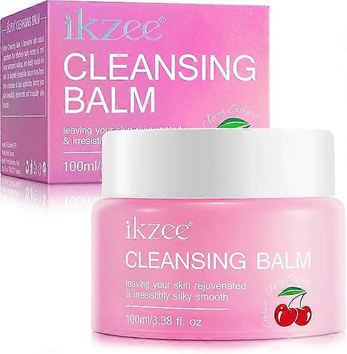 Makeup Cleansing Balm, Face Cleanser & Makeup Remover Natural Deep Pore Cleanser With Vitamin C, E & Botanical Extracts Moisturize Skin Suitable For A