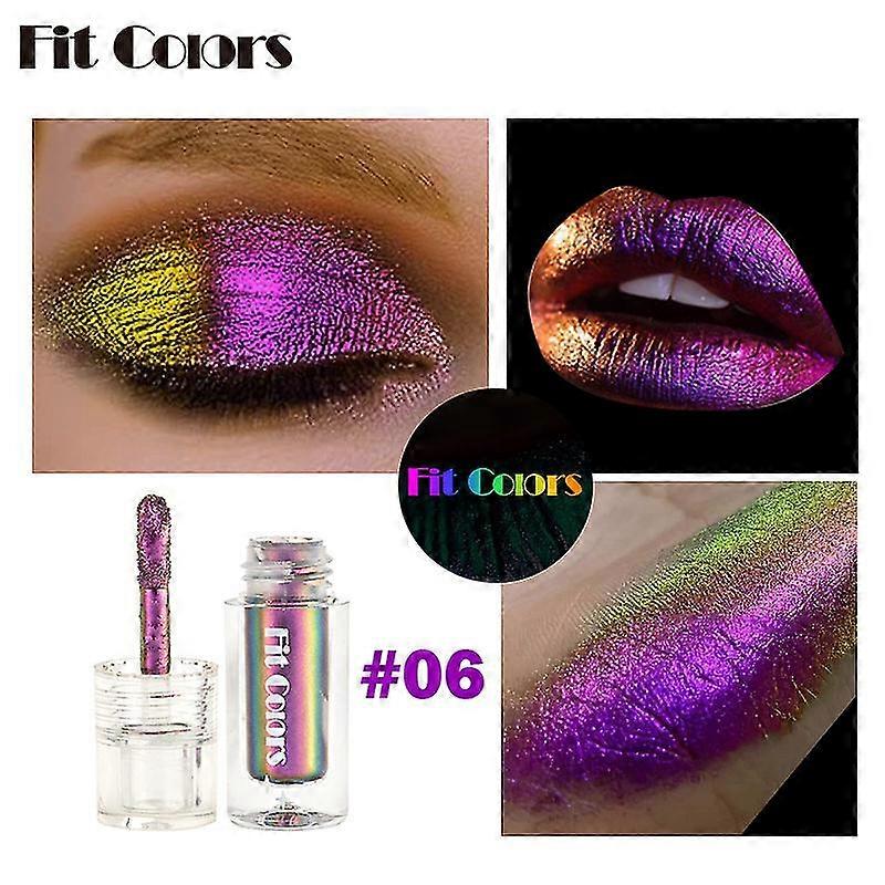 Multi Chrome Eyeshadow Pigments Long Lasting Chameleon Glitter Liquid Eye Shadow