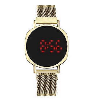 Vrouwen mode horloge klok roestvrij staal casual jurk pols kristal sieraden