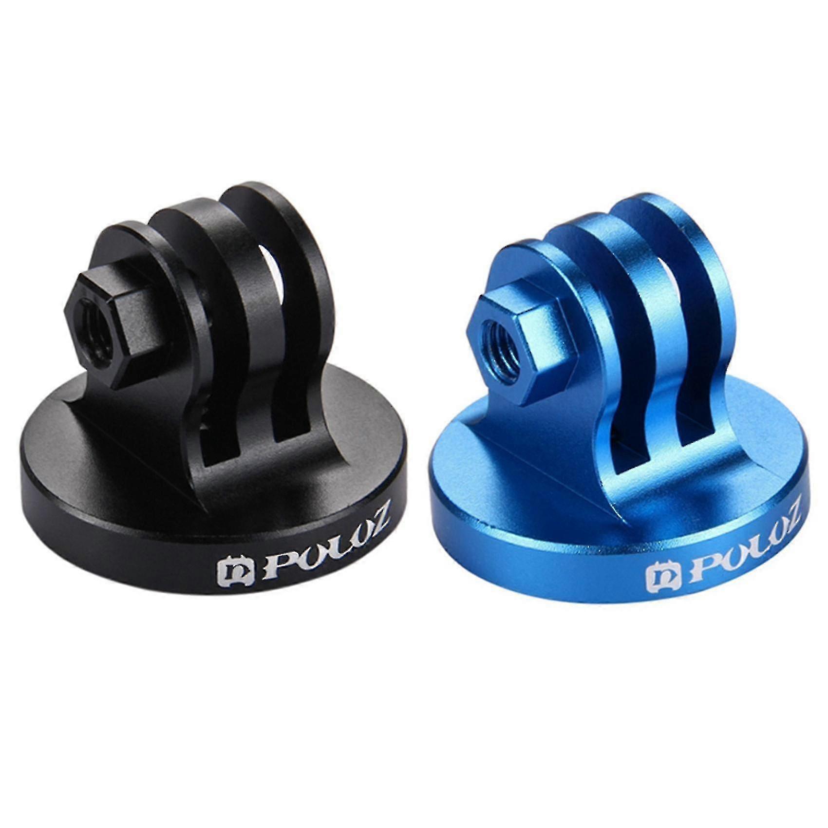 Puluz Compatible With Go Pro Accessories Camcorder Tripod Mount Adapter(blue)