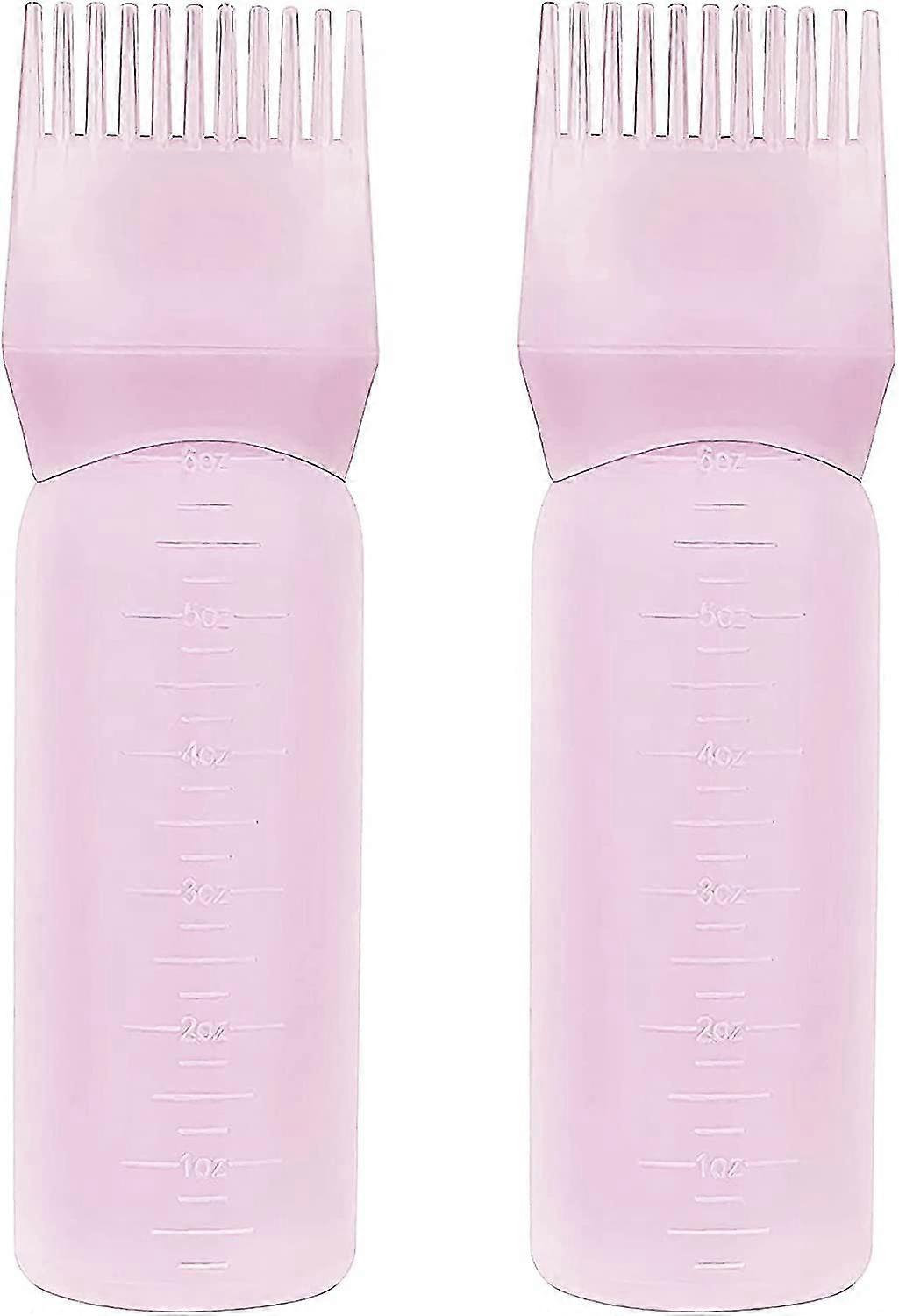 Root Comb Applicator Bottle, 2 Pack 6 Ounce Applicator Bottle