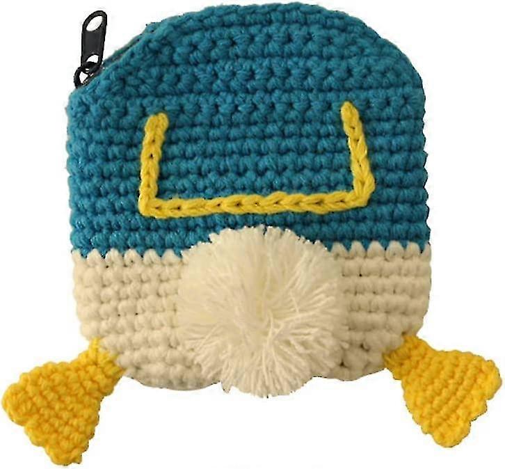 اليدوية الحياكة عملة محفظة صينية تغيير النقدية الصوف حقيبة بطة الحمار لطيف محفظة صغيرة سستة مفتاح محافظ الكرتون الحقيبة القضية