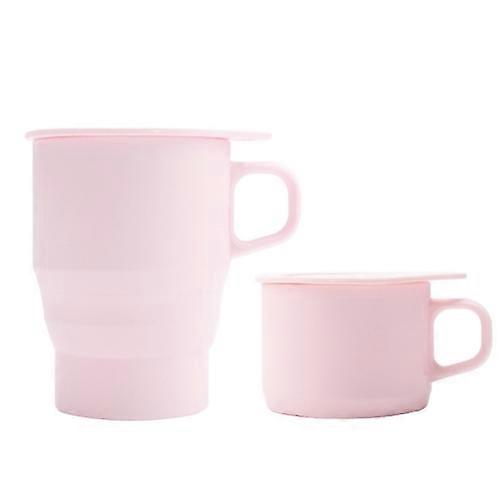 350ML Silicone Folding Water Cup with Lid and Straw