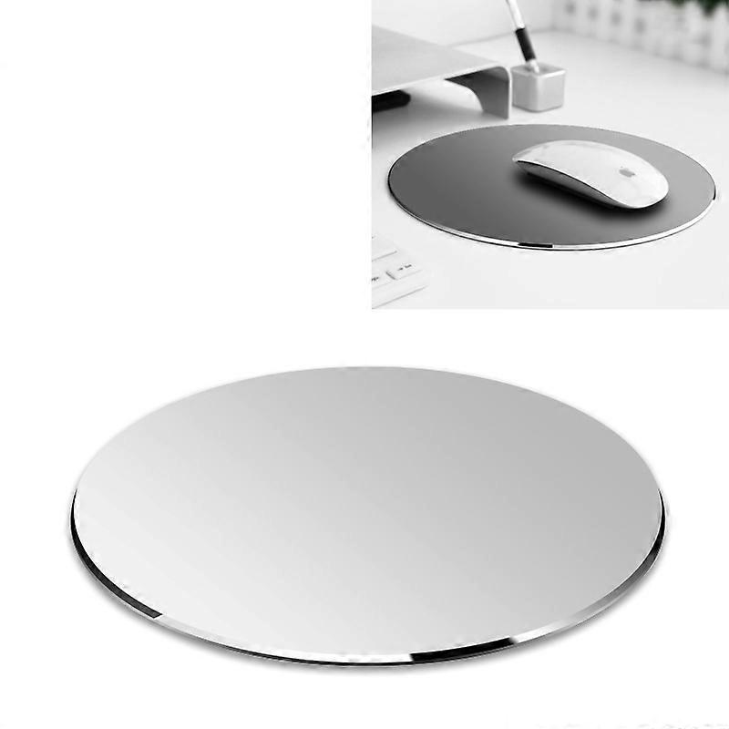 Circle Shape Aluminum Alloy Double-sided Non-slip Mouse Pad