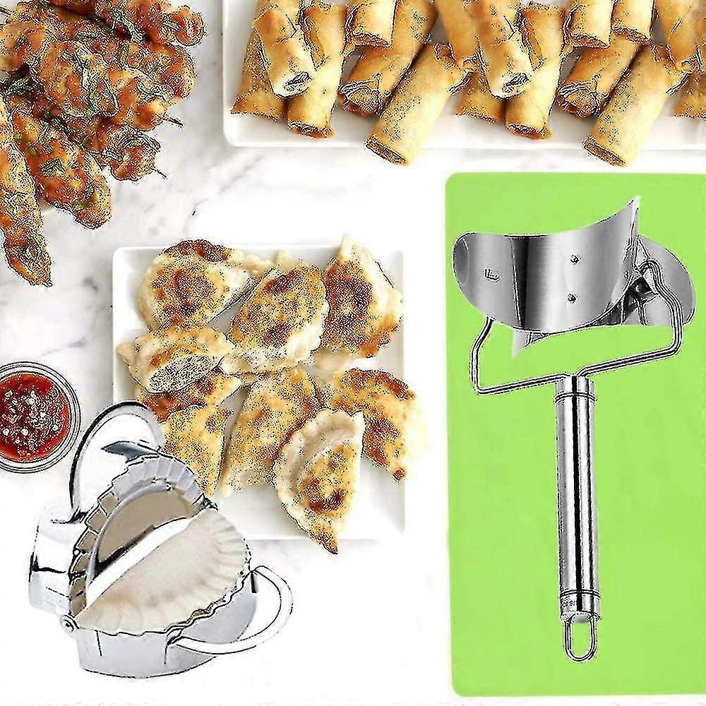 2pcs Edelstahl Ravioli Knödel Maker-