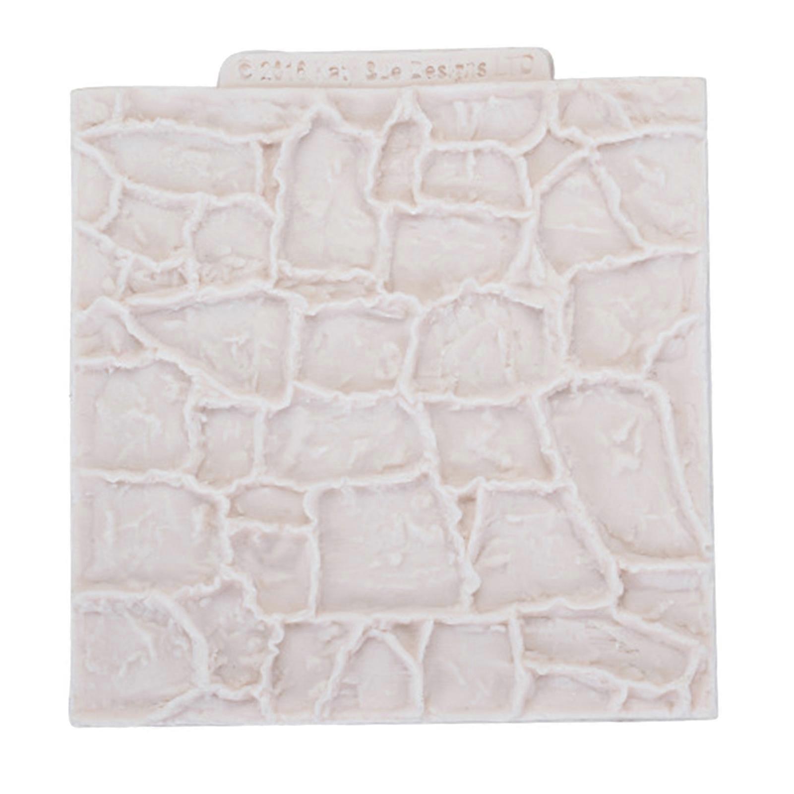 Cake Mold Stone Texture Non Sticky Food Grade Fondant Cake Making Silicone Mold Baking Tool Kitchen Gadget for Bakery KAESI