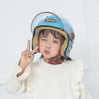 childs motorcycle crash helmet Cool Child Personality Children's Half Helmet, Youth Ultra-Thin Small Half Shell Helmet Open Face Moped Cap for 2-10 Years Old ATV Cruiser Scooter Helmet DOT Approved-A|46-56CM : Automotive kind look Child Motorcycle Safety & Passenger