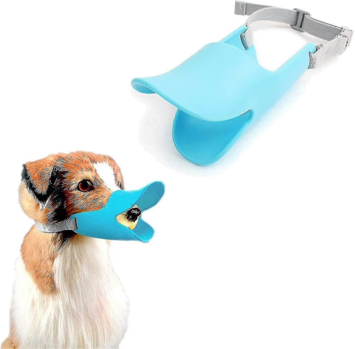 Dog Muzzle, Adjustable Duck Mouth Shape Anti Bite Pets Muzzle For Small Medium Large Dogs