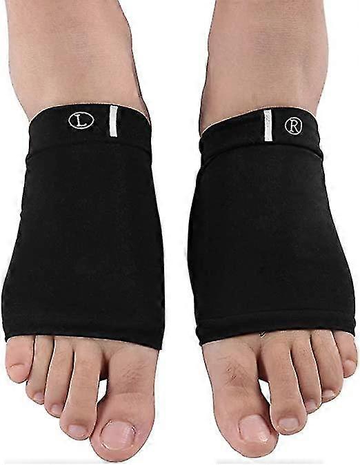 Compression Adjustable Arch Support Sleeves Sock With Comfort Gel Pad Cushions