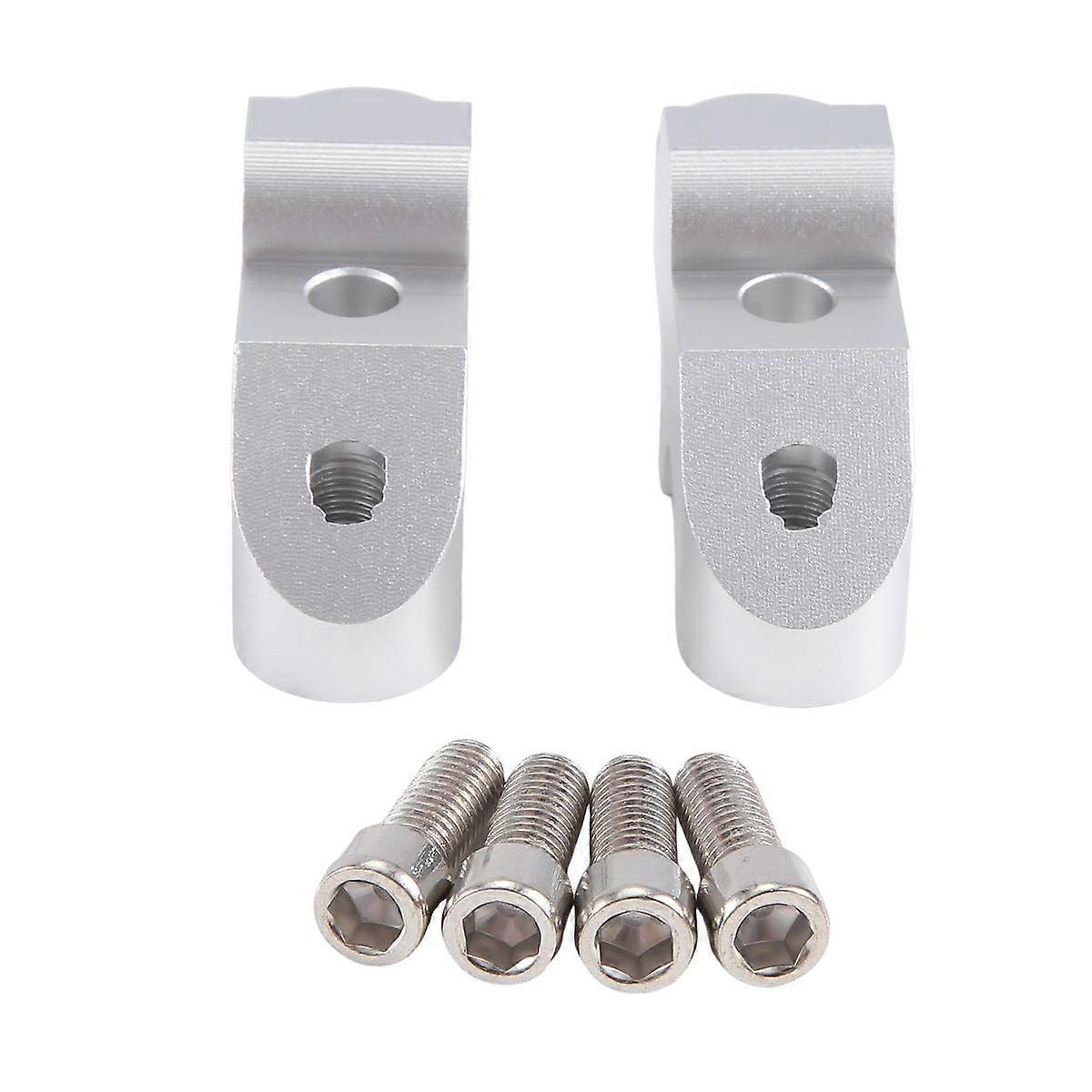 Motorcycle Handlebar Riser Drag Handle Bar Clamp Extend Adapter for CB750 2023- CB 750(Silver)