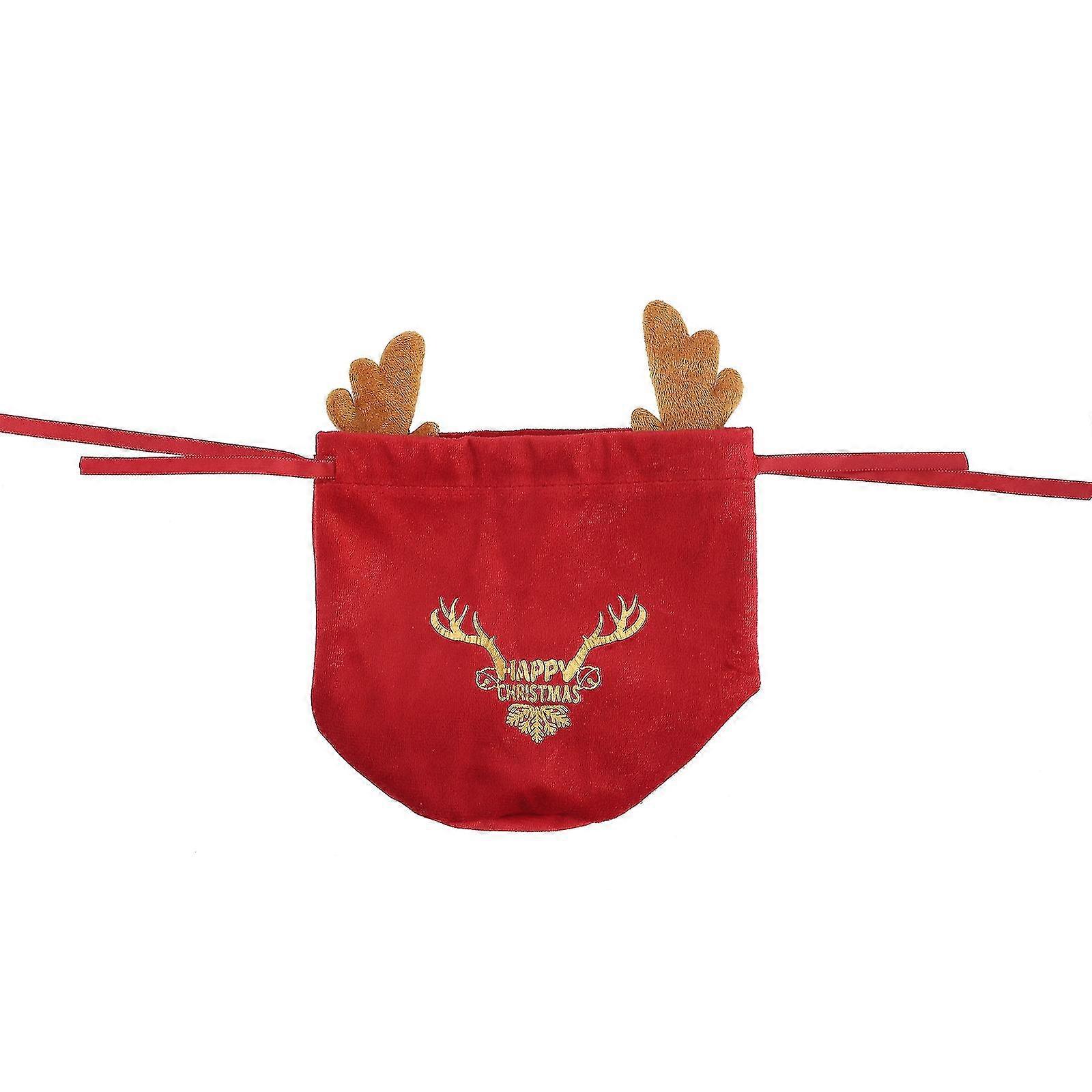 (red Size: 14 Height 15 Width) Christmas Apple Bag/candy Bag 2