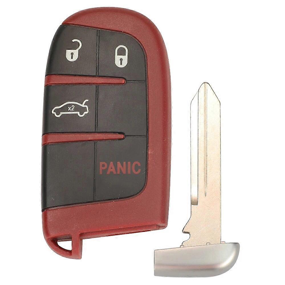 jingyuqin 2/3/4/5 Butttons Car Key Case Shell Fob For SRT Hellcat Redeye Widebody 19 20 21 22