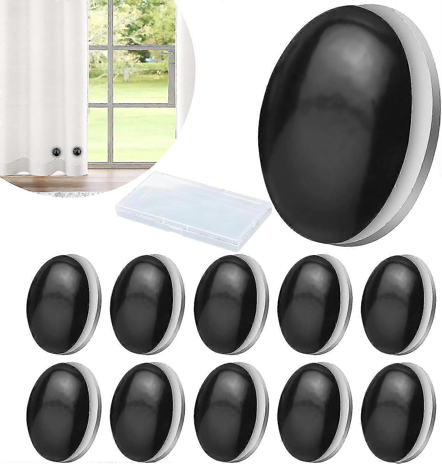 10pcs βάρη κουρτινών μαγνητικών κουρτινών, ισχυρά μαγνητικά βάρη κουρτινών ντους, βαρέων καθηκόντων βάρη κουρτινών κάτω μέρος καμία ραφή