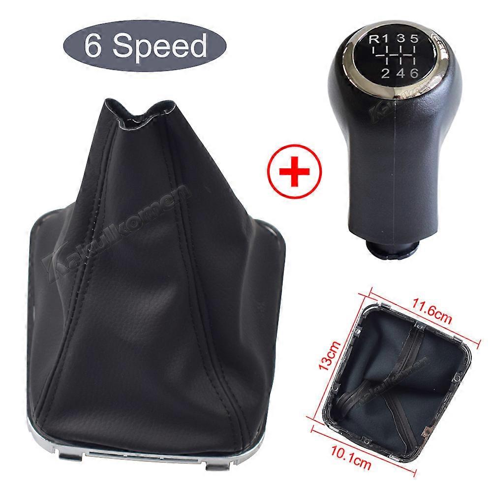 For OPEL VAUXHALL Zafira B 2005 2006 2007 2008 2009 2010 2011 2012 2013 2014 5 / 6 Speed Car Shift Gear Knob With Leather Boot