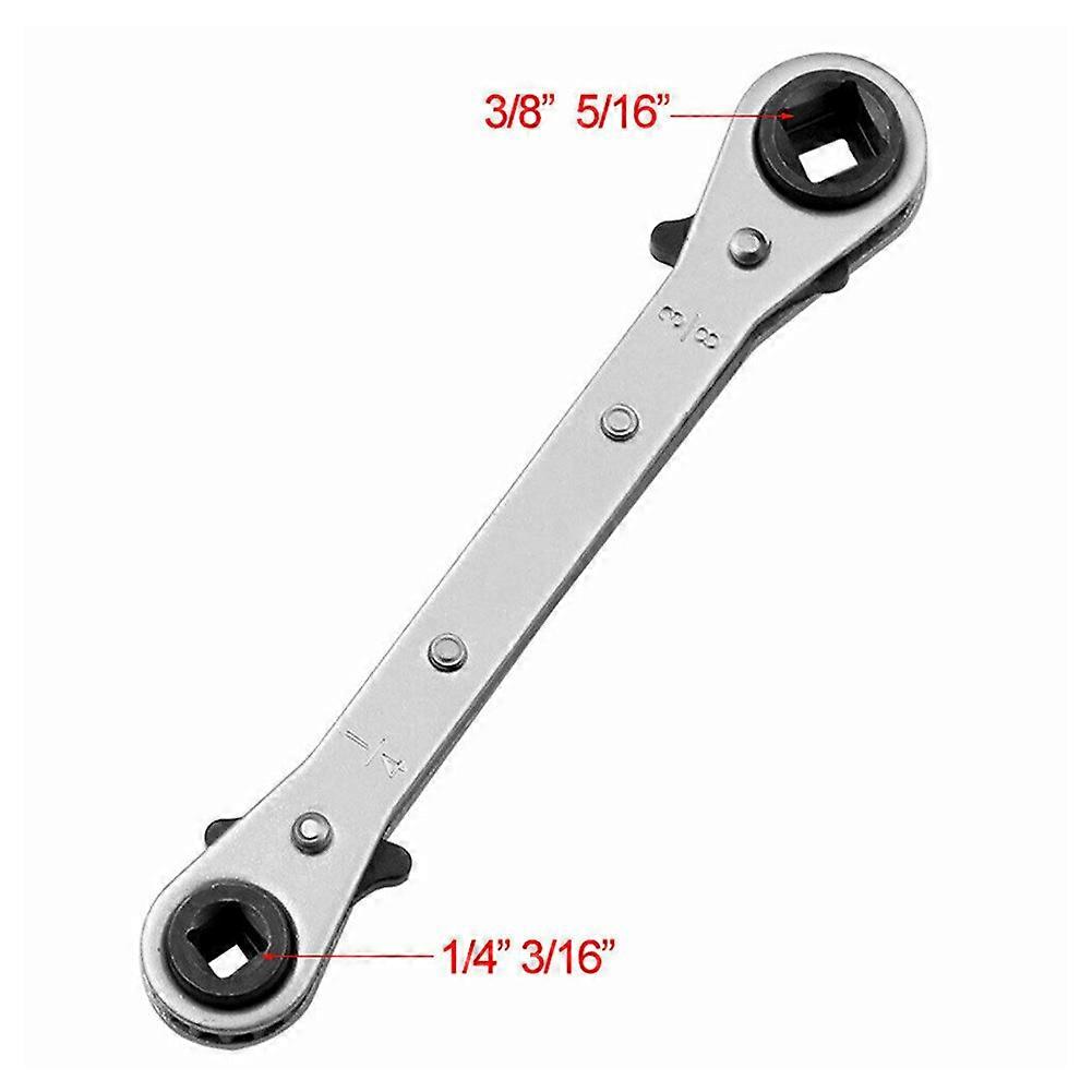 Hand Tool Ratchet Wrench Mini Ratchet Spanner Repair Silver Small Spanner