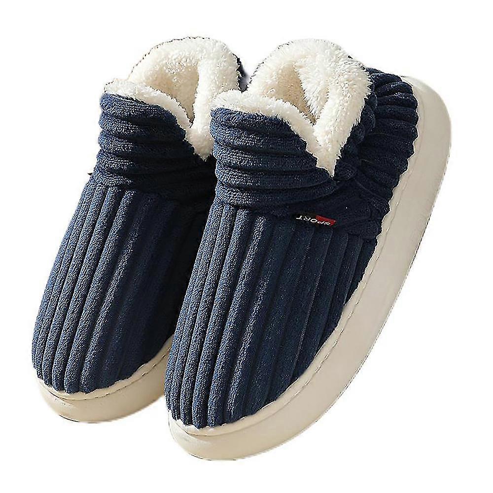 Memory Foam Tofflor, Unisex Bekväma Varma Mysiga Halkfria Inomhus Utomhus Hem Tofflor