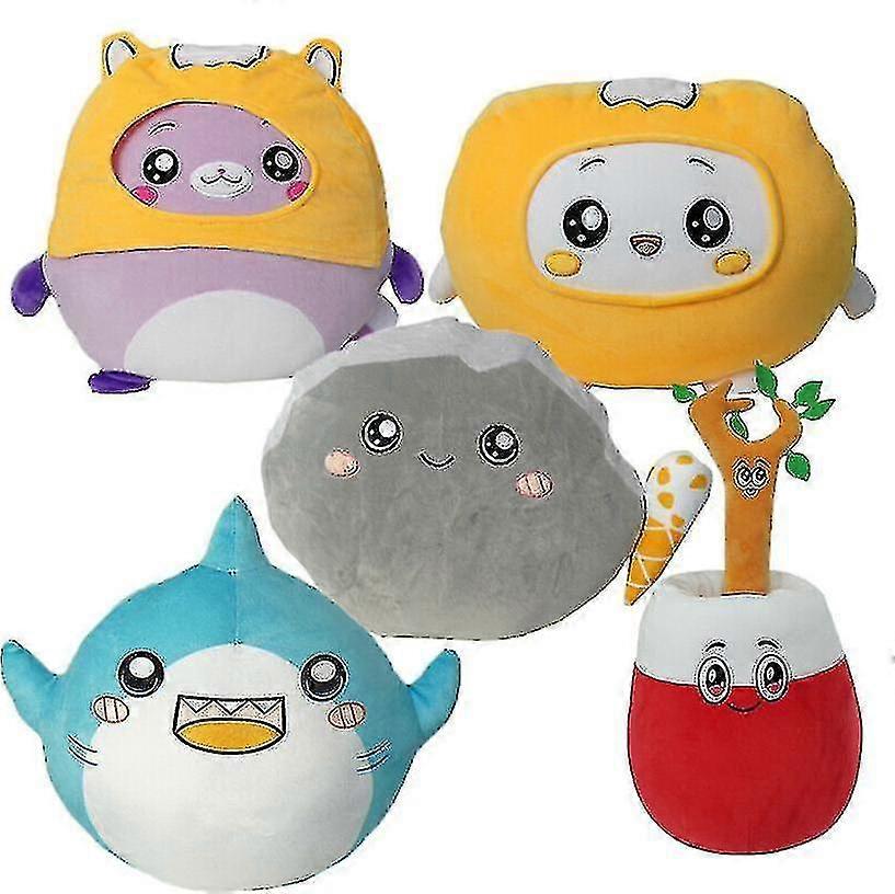 Lankybox Cartoon Foxy Plush Toys Cute Soft Stuffed Pillow Doll Birthda-Y