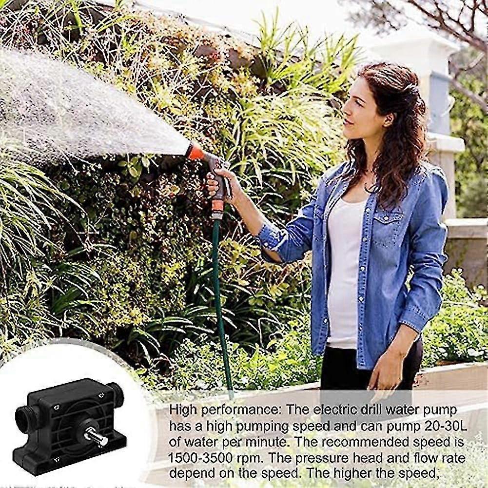 Portable Electric Drill Pump - Mini Hand Self-Priming Automatic Boat Bilge Pump Liquid Transfer Easy Install