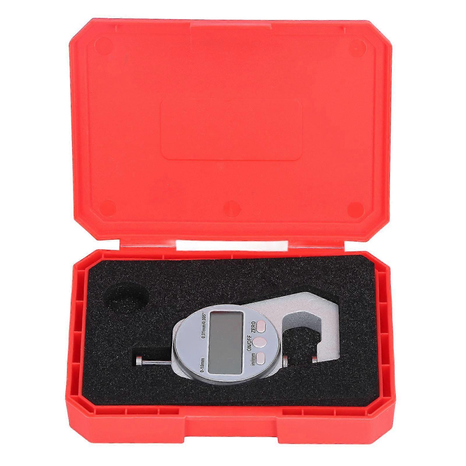 0-10mm Digital Thickness Gauge with Auto Power Off and Conversion Button