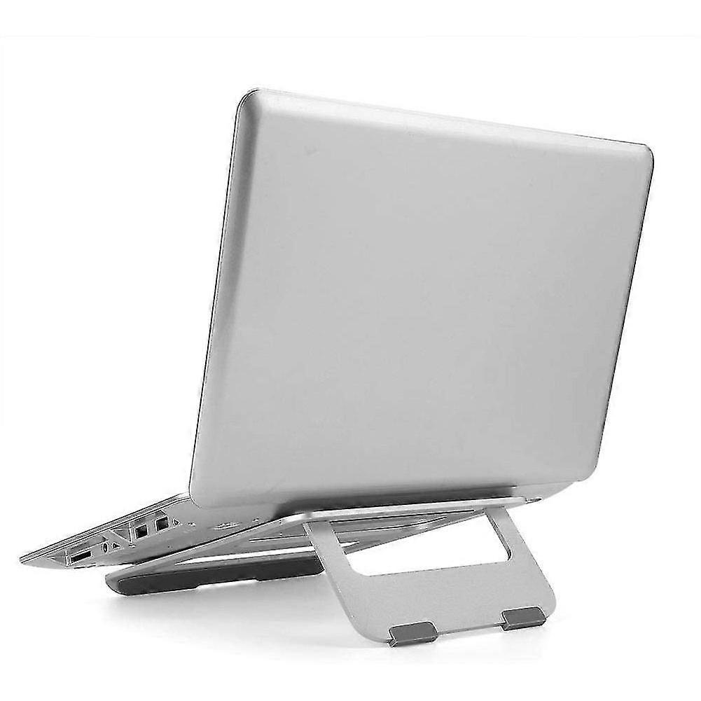 Portable Folding Aluminium Alloy Laptop Stand with Non-Slip Design for Heat Dissipation and Support