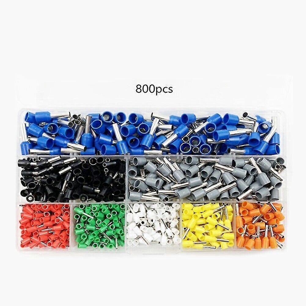 Connector Connector Terminal Ferrule Parts Plastic Terminal Durable(multicolor)(800pcs )