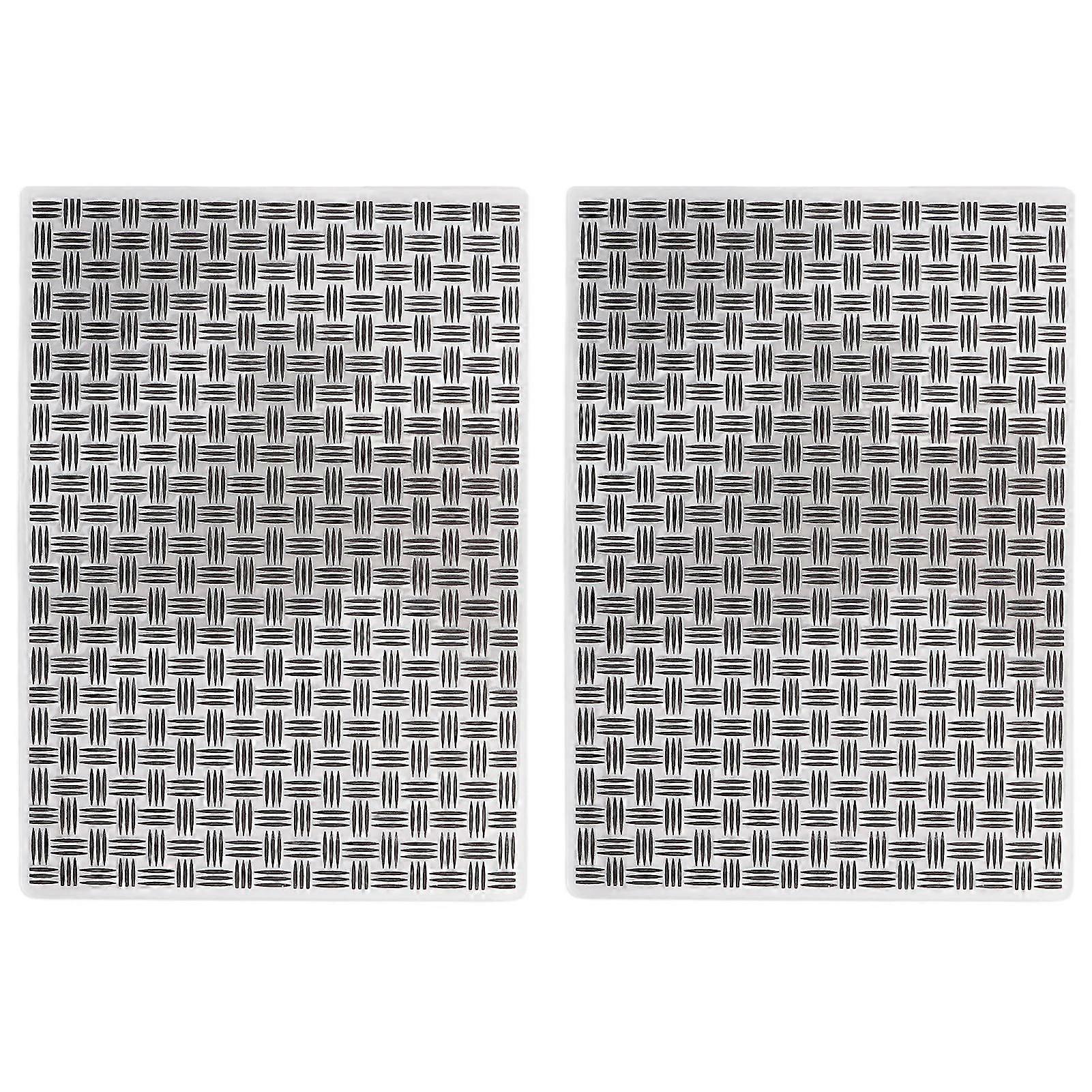 2Pcs Premium Plastic Embossing Folders - Wide Application, Easy Operation