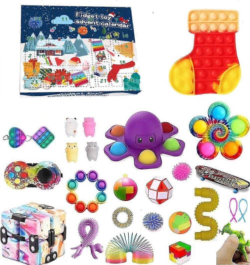 2023 Χριστουγεννιάτικο Ημερολόγιο Advent Παιδικό Δώρο Πάρτι DIY Παιχνίδι - Ημερολόγιο αντίστροφης μέτρησης 24 ημερών - Χριστουγεννιάτικο δώρο, Κόμμα Favor A6