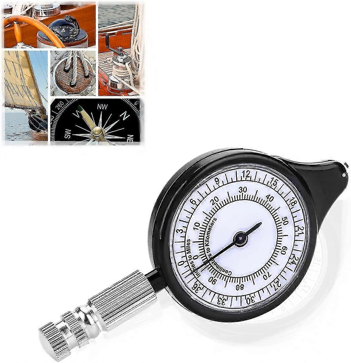 Mini Outdoor Map Measuring Instrument, Distance Calculator, Surveying And Mapping Tool