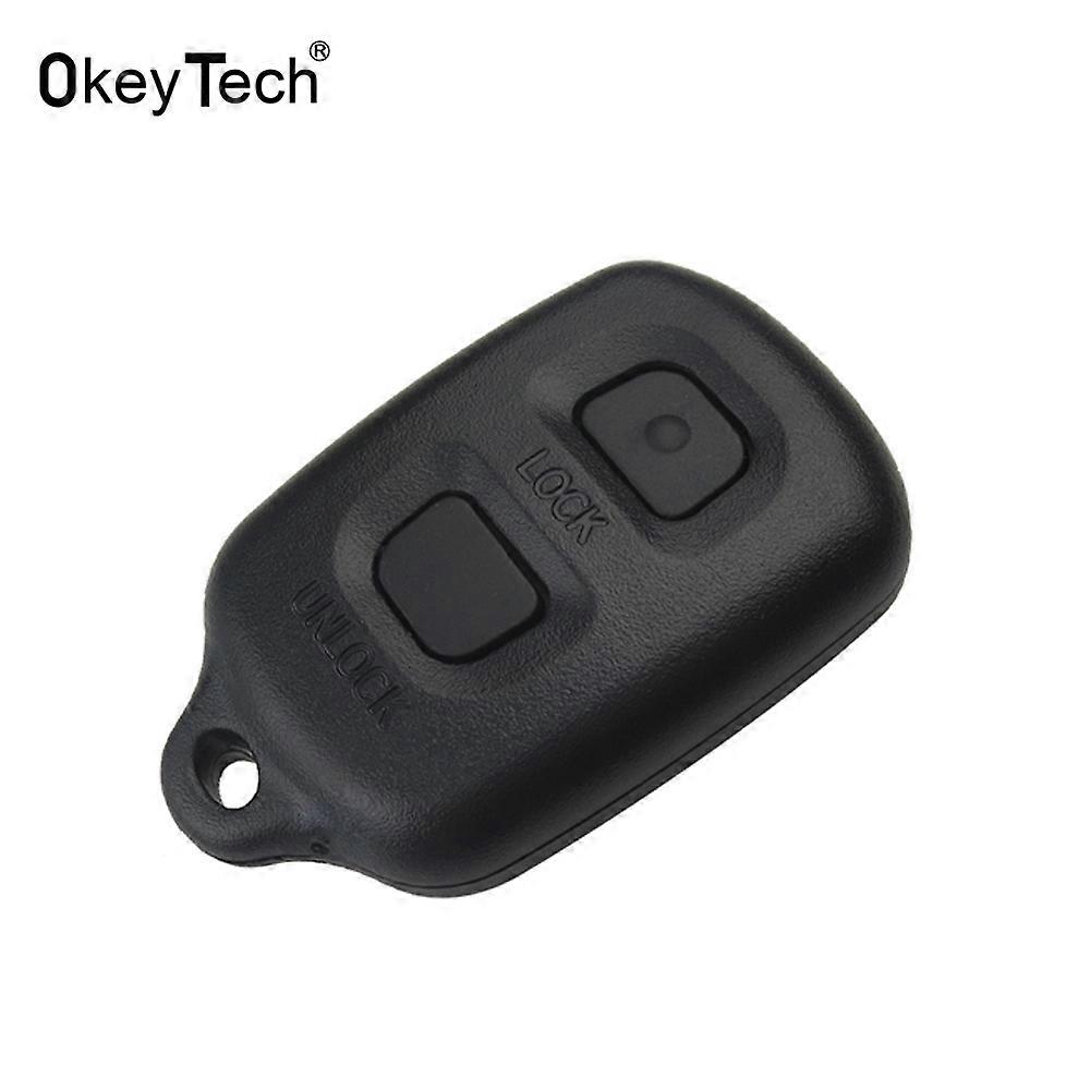 OkeyTech For Toyota Auto Keyless Entry Remote Car Key Shell Cover Fob Replacement Cover Case 2 Button For Toyota RAV4 Corolla
