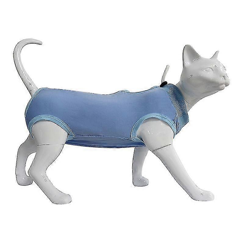Cat Surgery Recovery Suit For Surgical Abdominal Wounds Home Indoor Pet Clothing For Cats After Surgery Pajama-9