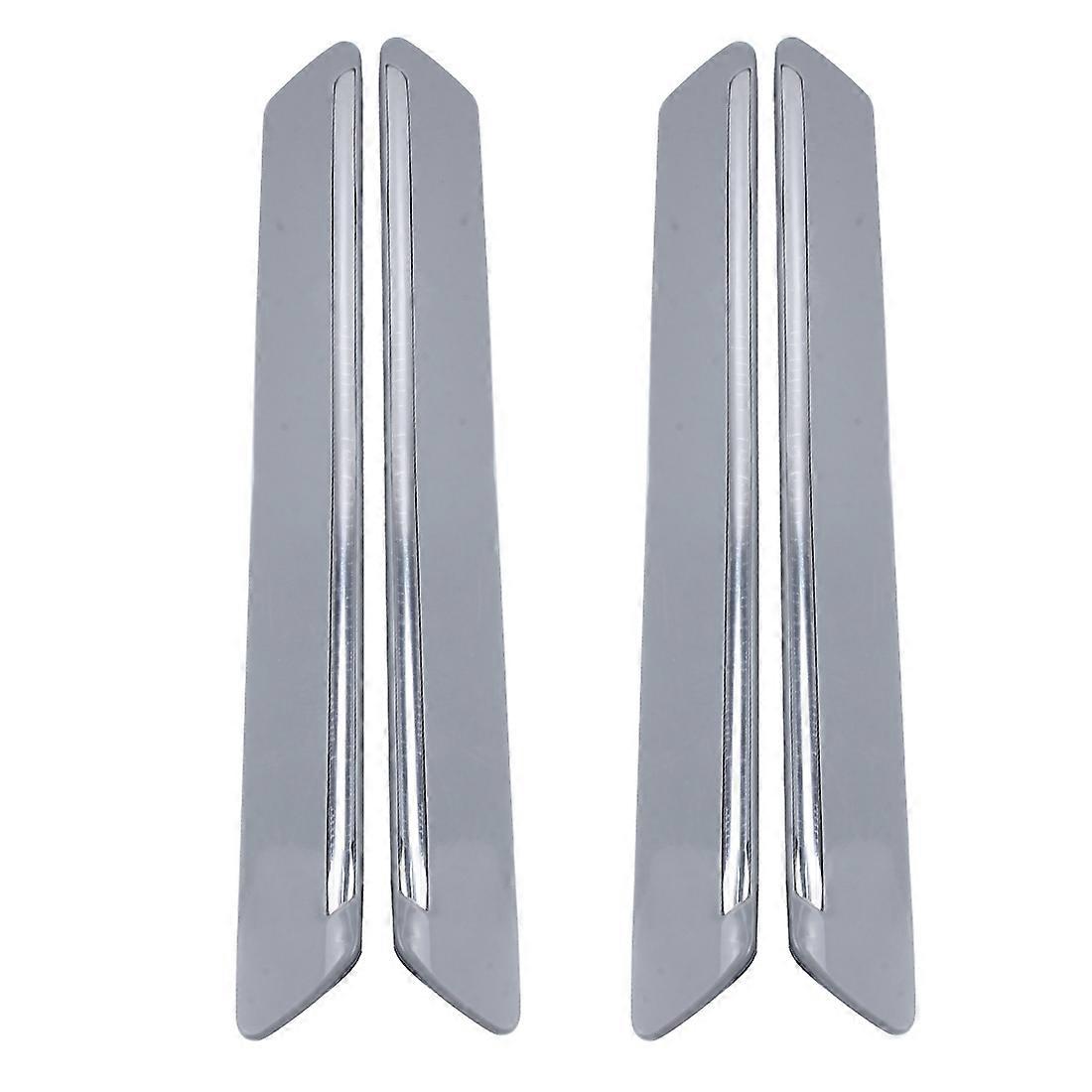 4 PCS Universal Car Rubber Body Bumper Guard Protector Strip