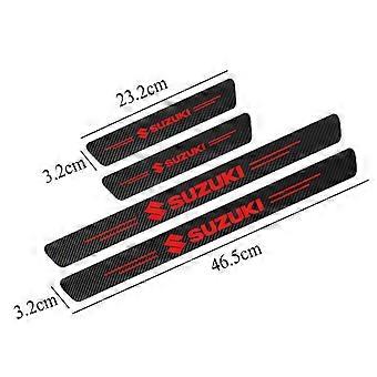 GuGuoZZ Acciaio Inox Battitacco per Suzuki Vitara LY IV-4 Hybrid 2016-2024 2025 Esterno Battitacco Protezione Plates Anti Graffio Scuff AntiGraffio per Pedale