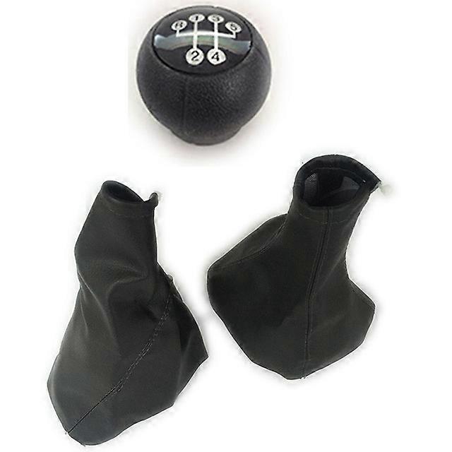 Για Vauxhall Opel Meriva A 03-10 Φούσκα χειρόφρενου και λαβές χειρόφρενου αντιολισθητική, θήκη χειρόφρενου και λεβιές αλλαγής ταχυτήτων