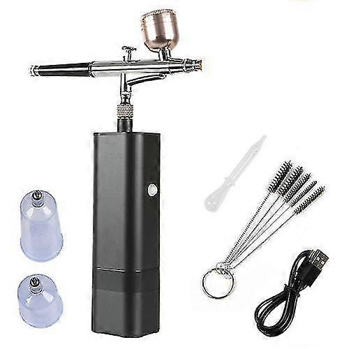 Makeup Sprayer Airbrush Kit Paint Spray 32PSI Compressed Portable Cordless Rechargeable Spray Gun for Multi-Purpose Like Makeup, Cake Decoration, Colo