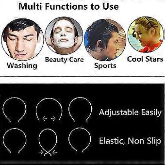 2 Fasce Per Capelli In Metallo Donna - Oro E Argento - Elastiche E Antiscivolo - Accessori Moda