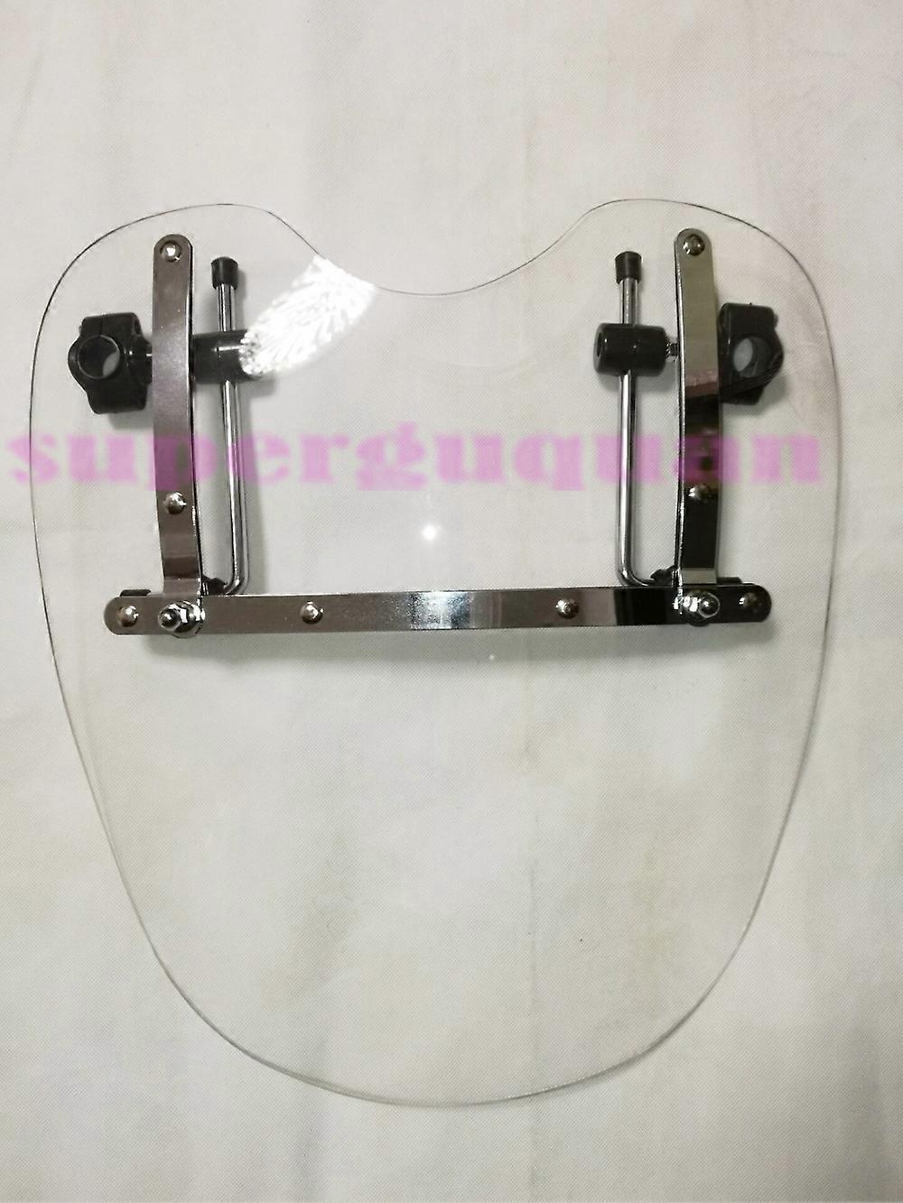 New For Harley Davidson Freewheeler Dyna Forty Eight With 7/8" or 1" Handlebar,Moto Windshield Windscreen 19"x17"