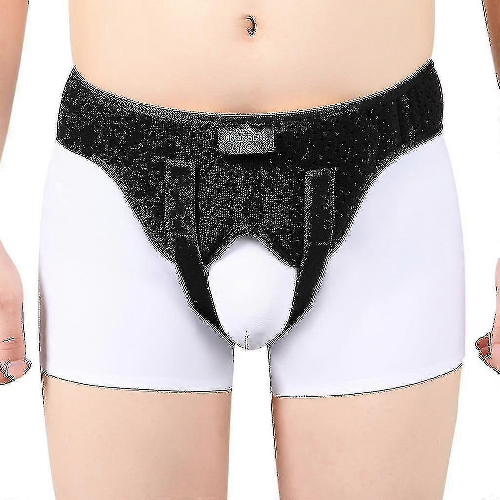 アップグレードヘルニアベルトトラスシングル/ダブル鼠径ヘルニアスポーツヘルニアベルト -