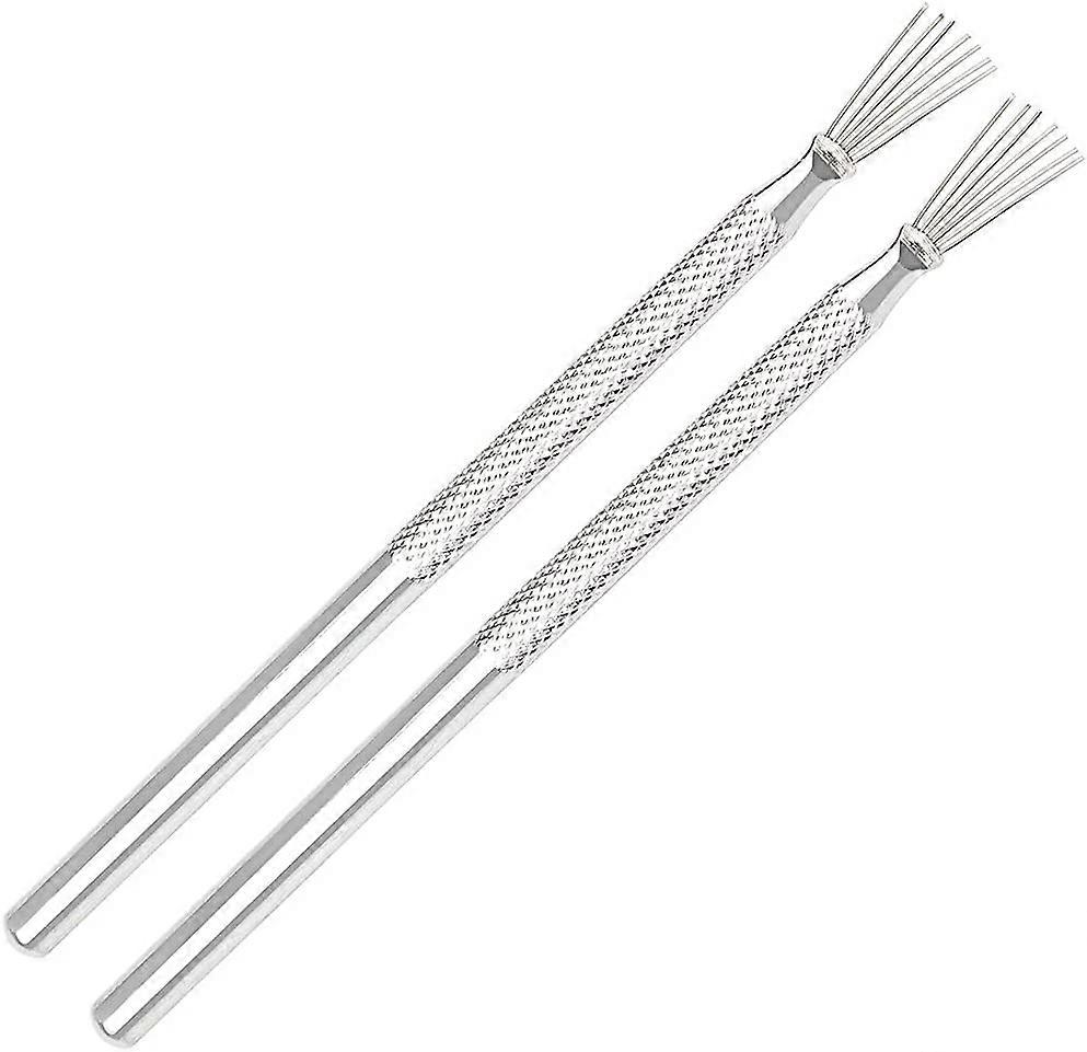2pcs Clay Needle Tools, Feather Wire Texture Tool for Clay Pottery Sculpting Texturing Modeling Tools