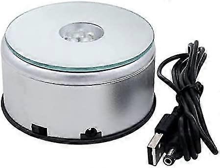 360 Grad drehbarer Displayständer mit LED-Licht Kristallgläser Displayständer Elektrischer Cup Display Stand