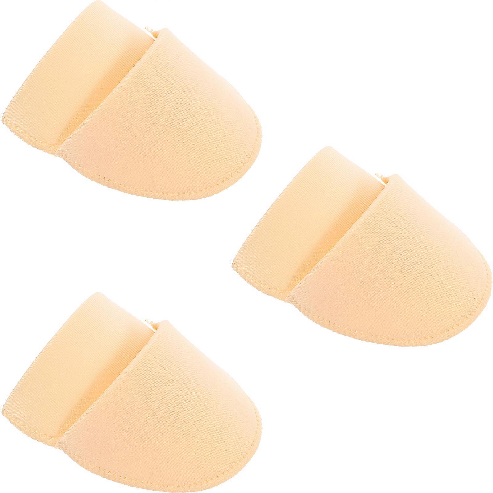 3 Pairs of Comfortable Shoulder Pads Polyester Shoulder Pads Replacement Shoulder Pads