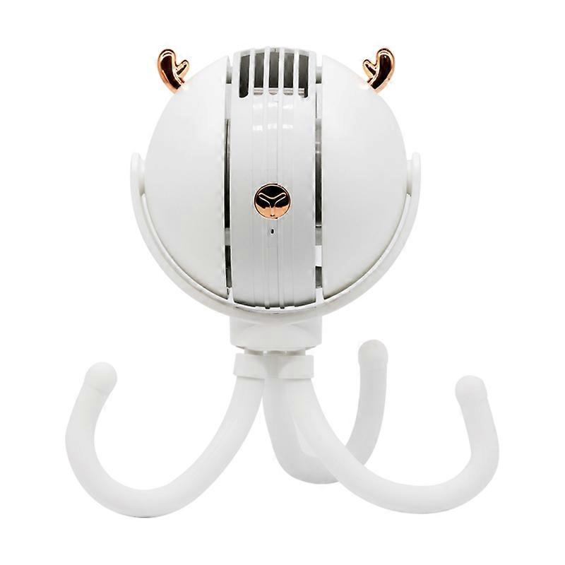 Personal Octopus Handheld Fan Rechargeable Stroller Fan for Treadmill Camping