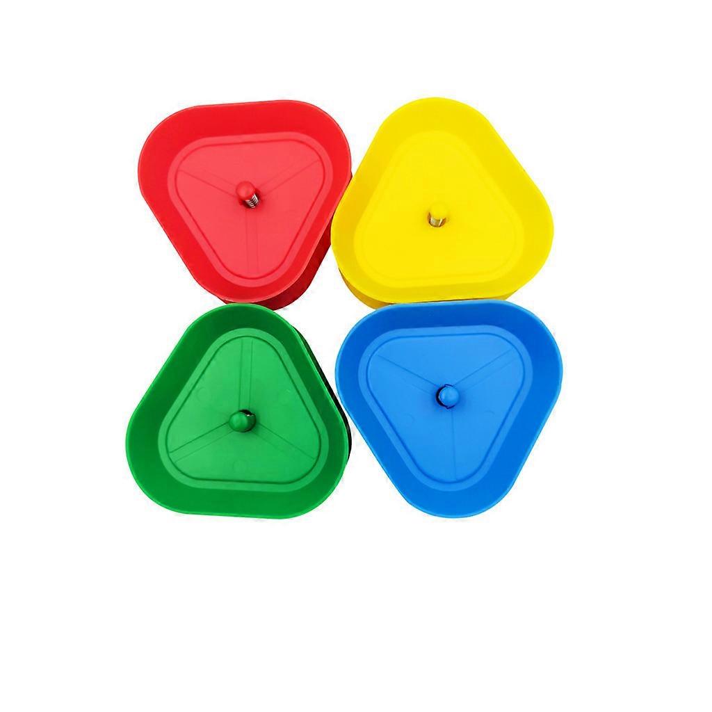 4pcs/set Hands-Free Playing Triangle Shaped Card Holder Poker Game Lazy Seat